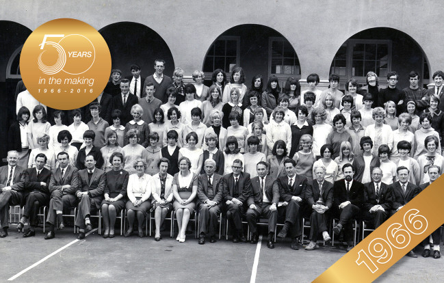 Otago Polytechnic staff and students,1966.