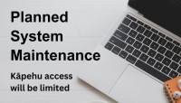Planned System Maintenance. Kapehu will be limited.
