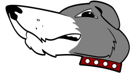 Single angry dog