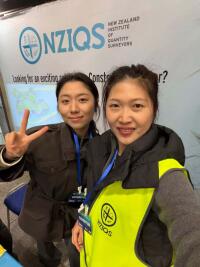 Students at the  NZIBES Exhibition page 0001