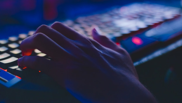 photo of person typing on computer keyboard 735911