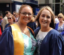 Justine and Mikayla Cresswell grad pic2